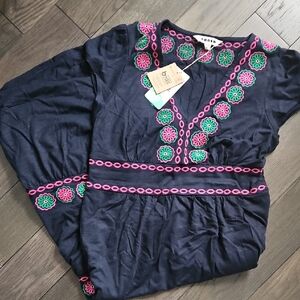 Boden Eloise Embroidered Midi Dress